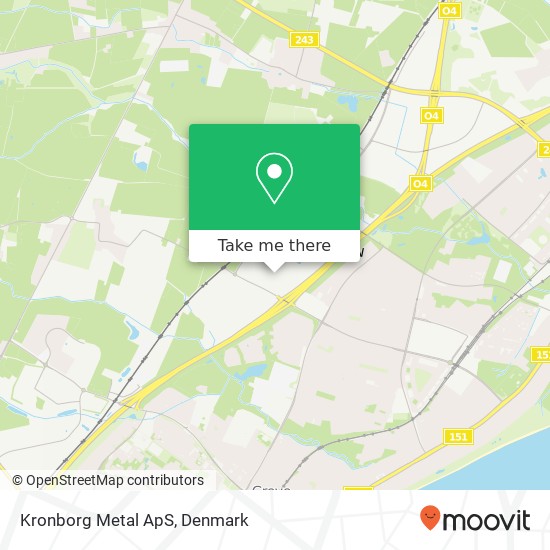 Kronborg Metal ApS map