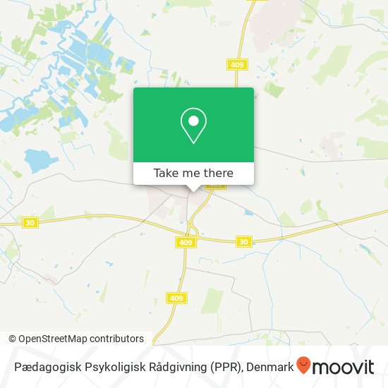 Pædagogisk Psykoligisk Rådgivning (PPR) map