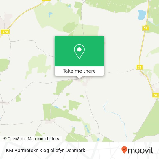 KM Varmeteknik og oliefyr map
