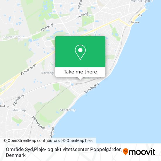 Område Syd,Pleje- og aktivitetscenter Poppelgården map