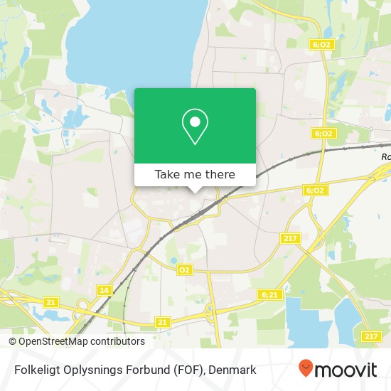 Folkeligt Oplysnings Forbund (FOF) map