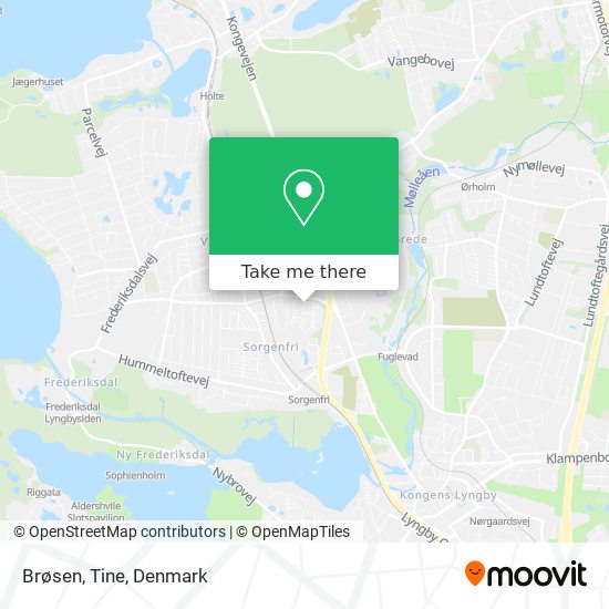 Brøsen, Tine map