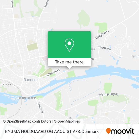 BYGMA HOLDGAARD OG AAQUIST A/S map