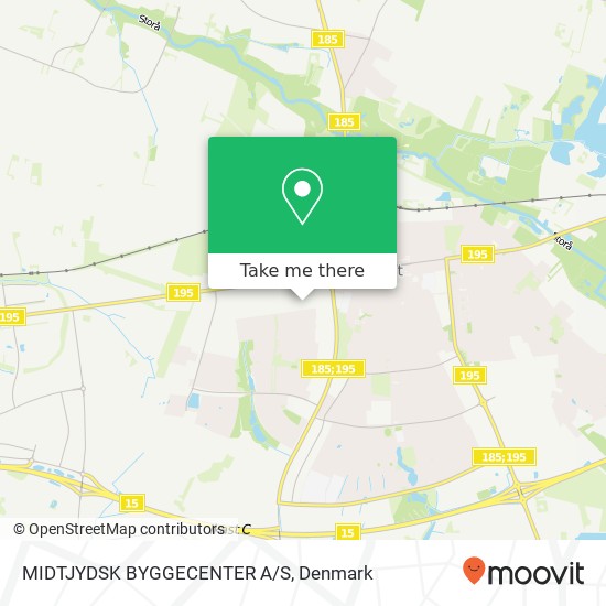 MIDTJYDSK BYGGECENTER A/S map