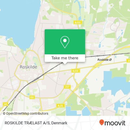 ROSKILDE TRÆLAST A/S map