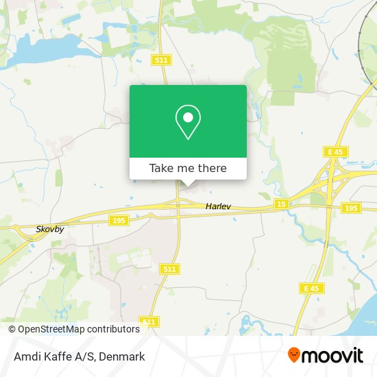 Amdi Kaffe A/S map