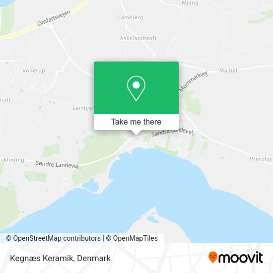 Kegnæs Keramik map