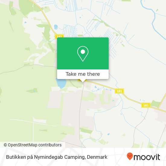 Butikken på Nymindegab Camping map