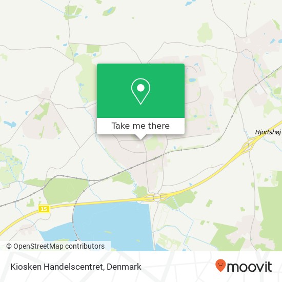 Kiosken Handelscentret map