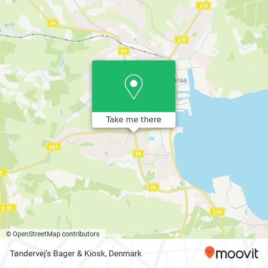 Tøndervej's Bager & Kiosk map