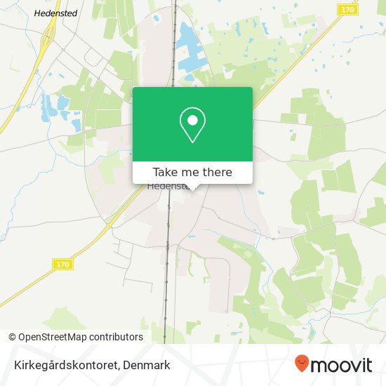 Kirkegårdskontoret map