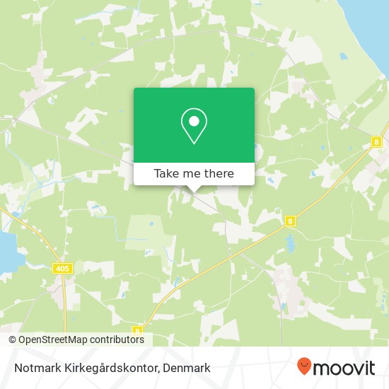 Notmark Kirkegårdskontor map