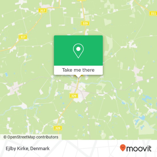 Ejlby Kirke map