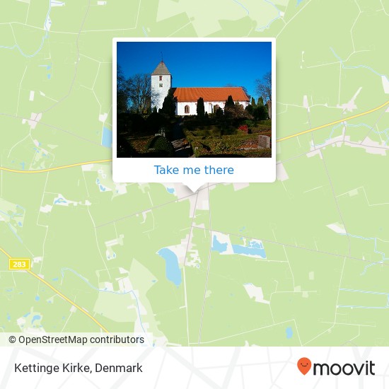 Kettinge Kirke map