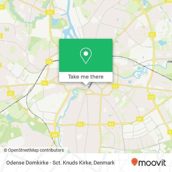 Odense Domkirke - Sct. Knuds Kirke map