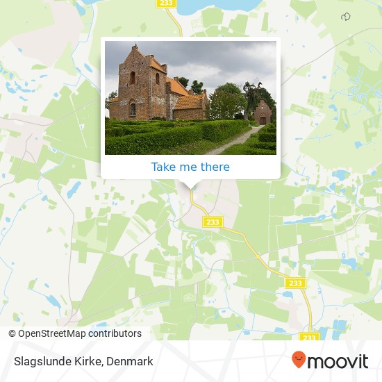 Slagslunde Kirke map