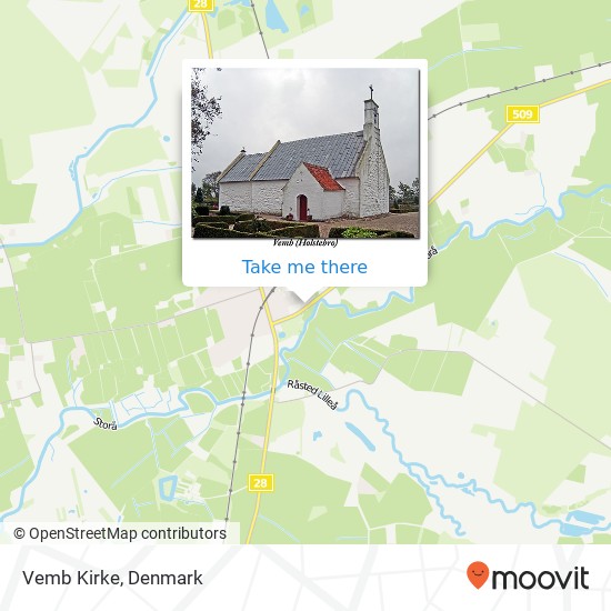 Vemb Kirke map