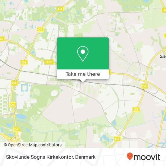 Skovlunde Sogns Kirkekontor map
