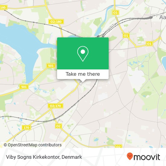 Viby Sogns Kirkekontor map