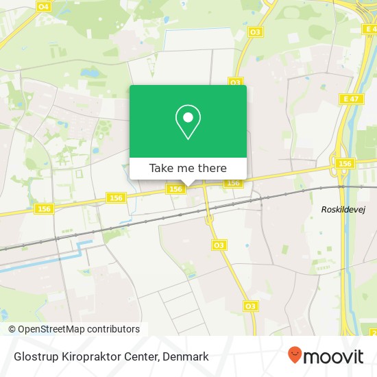 Glostrup Kiropraktor Center map