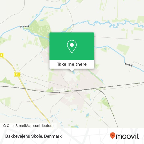 Bakkevejens Skole map