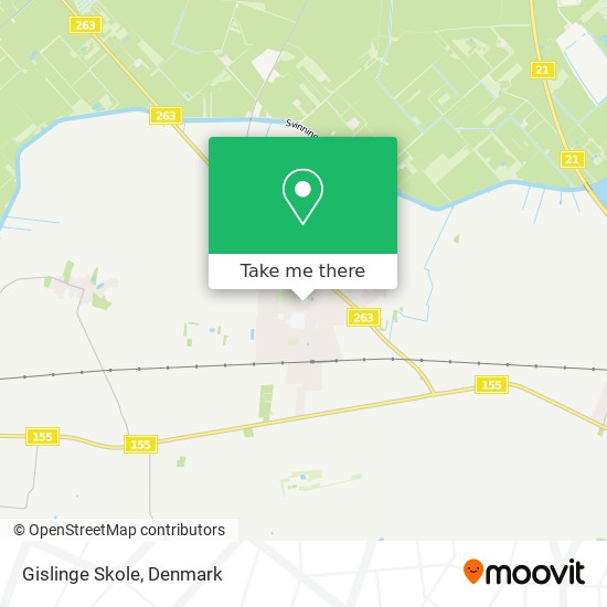 Gislinge Skole map