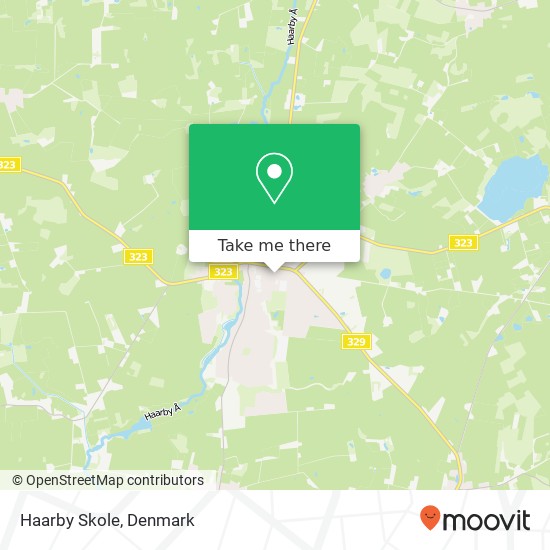 Haarby Skole map