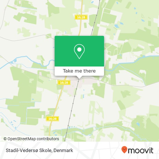 Stadil-Vedersø Skole map