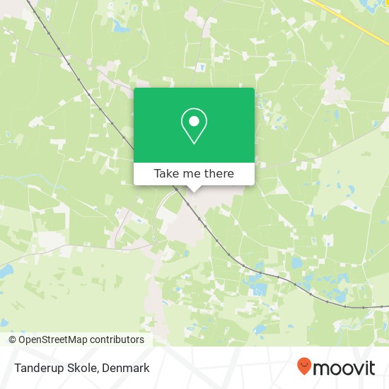 Tanderup Skole map