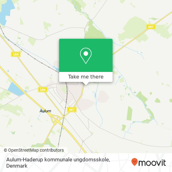 Aulum-Haderup kommunale ungdomsskole map