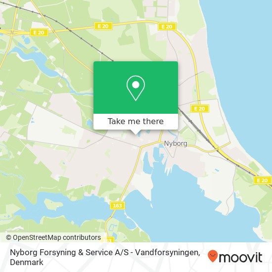 Nyborg Forsyning & Service A / S - Vandforsyningen map