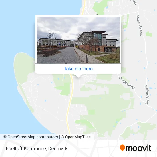 Ebeltoft Kommune map
