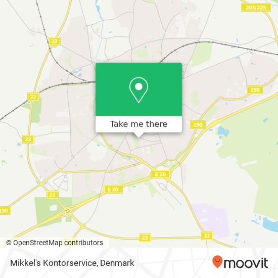 Mikkel's Kontorservice map