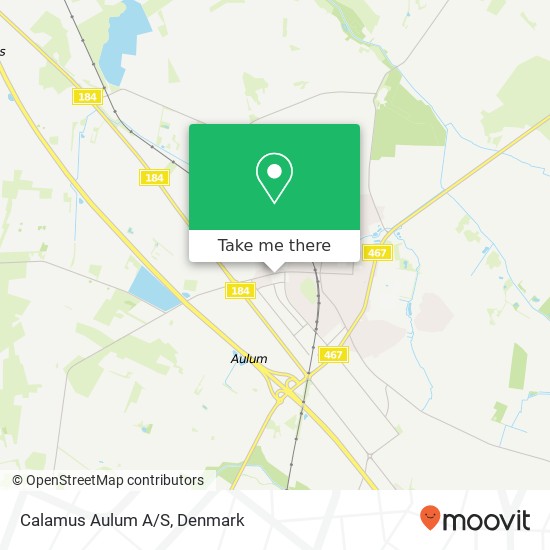 Calamus Aulum A/S map