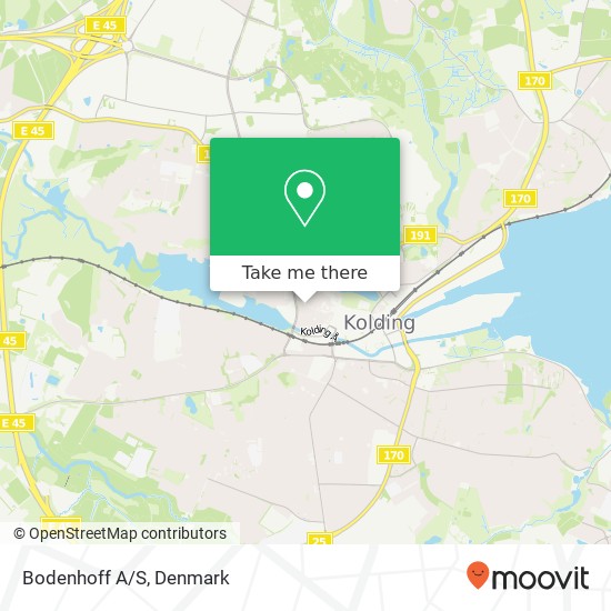 Bodenhoff A/S map