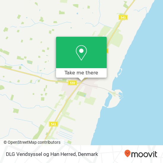 DLG Vendsyssel og Han Herred map