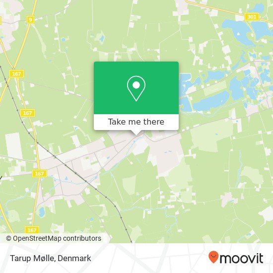 Tarup Mølle map