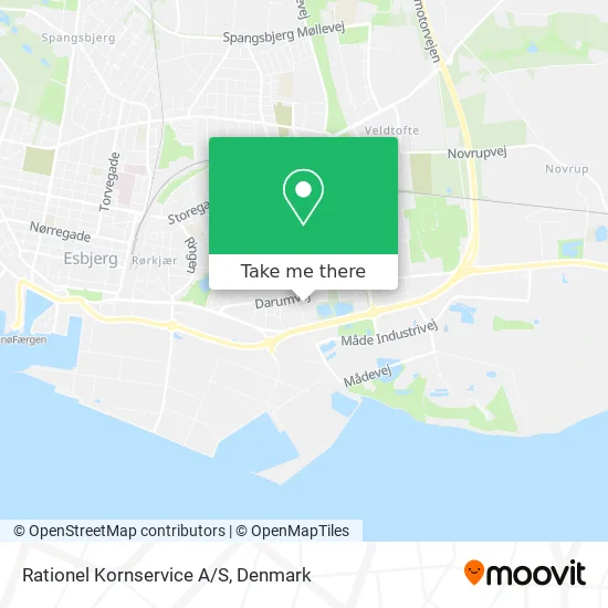 Rationel Kornservice A/S map