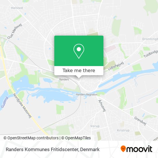 Randers Kommunes Fritidscenter map