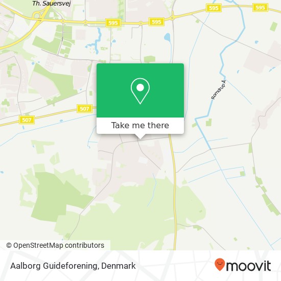 Aalborg Guideforening map