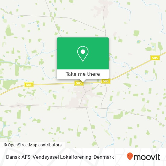 Dansk AFS, Vendsyssel Lokalforening map