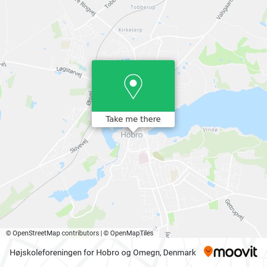 Højskoleforeningen for Hobro og Omegn map