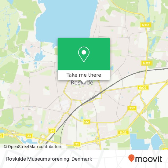 Roskilde Museumsforening map