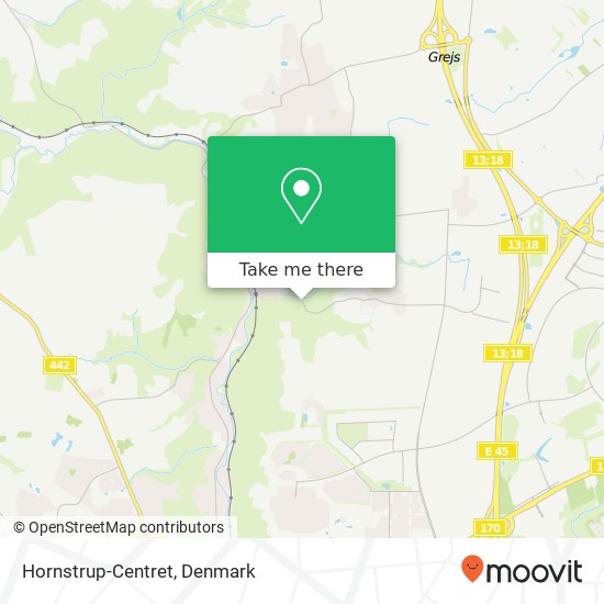 Hornstrup-Centret map