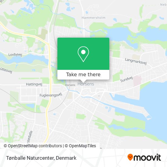 Tønballe Naturcenter map