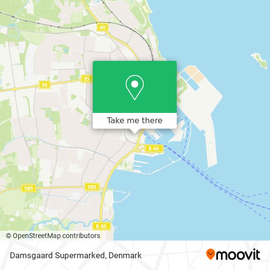 Damsgaard Supermarked map