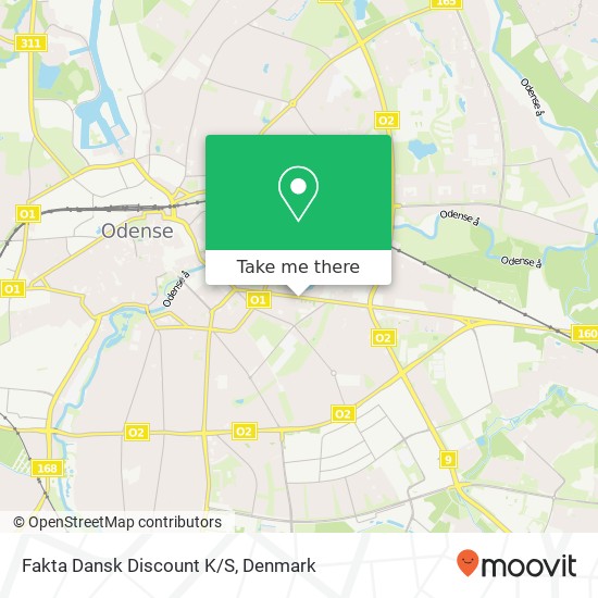 Fakta Dansk Discount K/S map