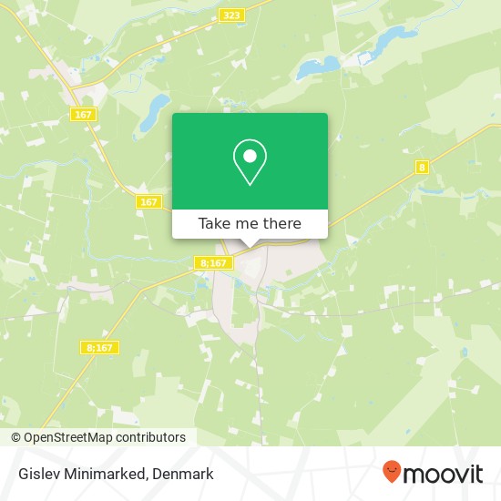 Gislev Minimarked map