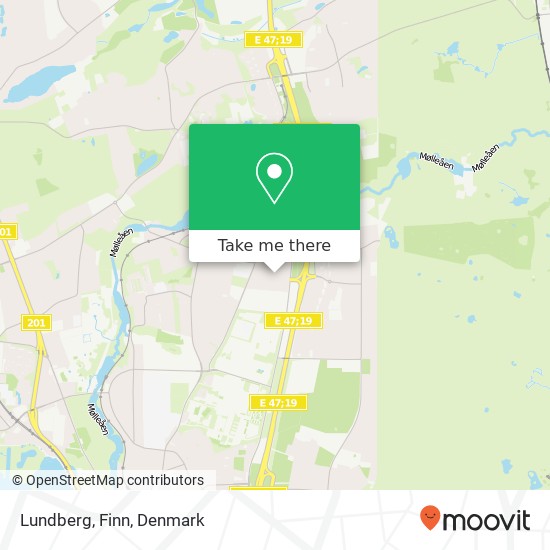 Lundberg, Finn map