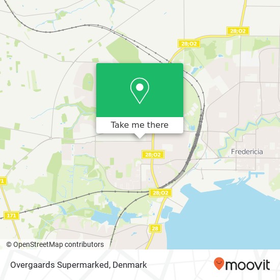 Overgaards Supermarked map